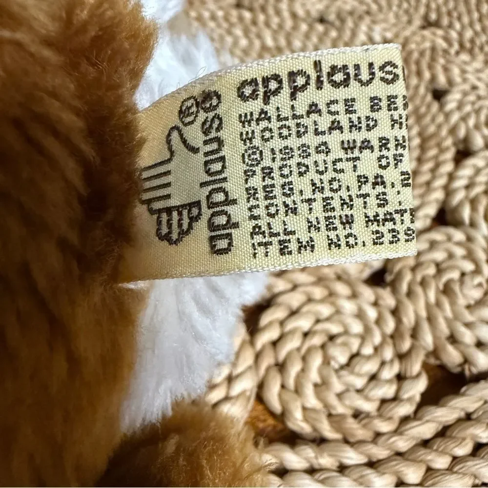 Vintage 1984 Applause Gizmo Mogwai Plush Toy From The Movie Gremlins Brown White